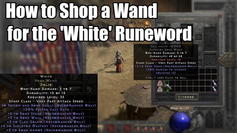diablo 2 gamble wand.